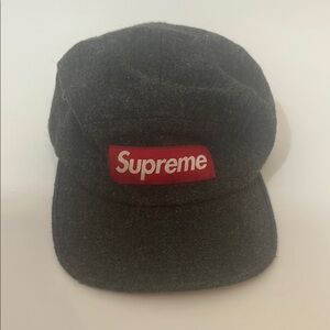 Supreme Dark Gray Wool Hat